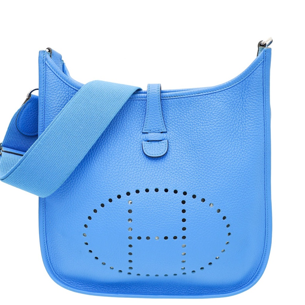 Hermès Evelyne GM in Bleu Zanzibar- excellent condition.